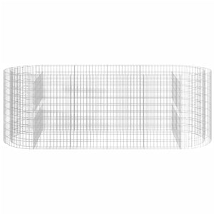 Gabbione con Letto Rialzato in Ferro Zincato 300x100x100 cm