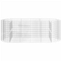 Gabbione con Letto Rialzato in Ferro Zincato 300x100x100 cm 152046