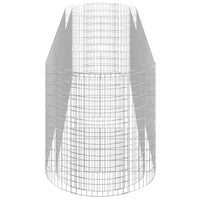 Gabbione con Letto Rialzato in Ferro Zincato 400x100x100 cm