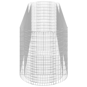 Gabbione con Letto Rialzato in Ferro Zincato 400x100x100 cm