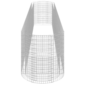 Gabbione con Letto Rialzato in Ferro Zincato 600x100x100 cm 152049