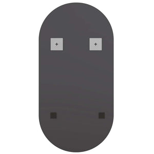 Specchio con Luci LED 40x20 cm Ovale in Vetro 3102973