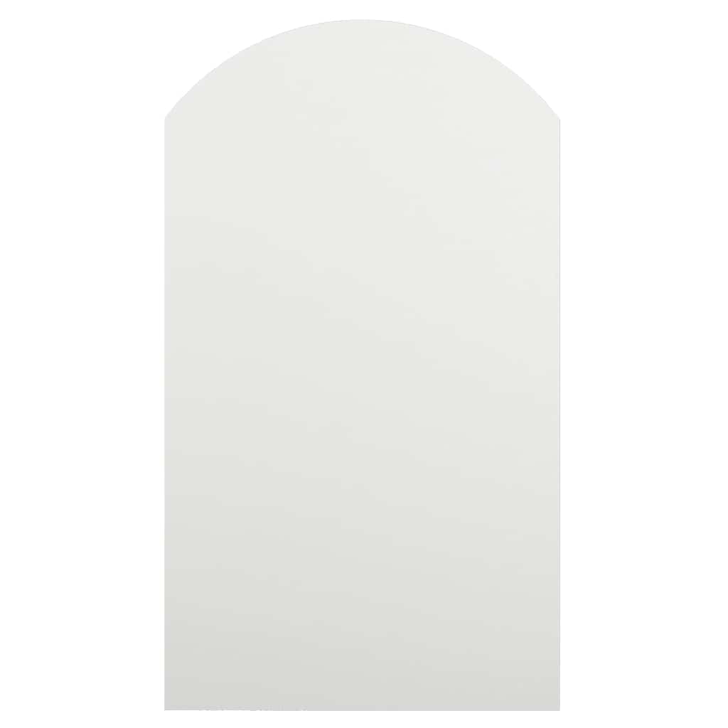 Specchio con Luci LED-Specchio decorativo 70x40 cm Forma ad Arco in Vetro