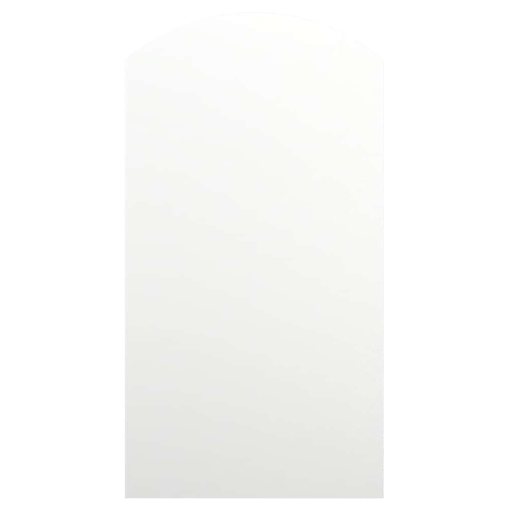 Specchio con Luci LED-Specchio decorativo 90x45 cm Forma ad Arco in Vetro