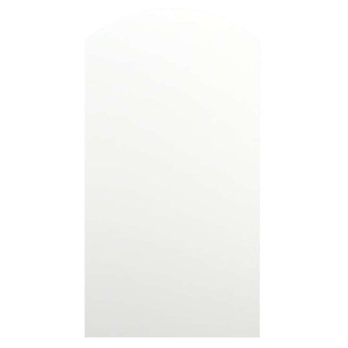 Specchio con Luci LED-Specchio decorativo 90x45 cm Forma ad Arco in Vetro