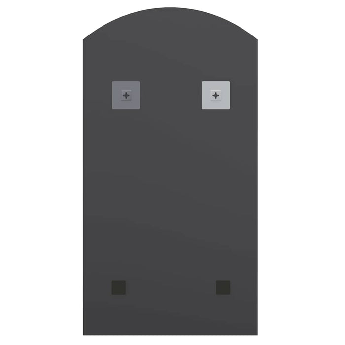 Specchio con Luci LED-Specchio decorativo 90x45 cm Forma ad Arco in Vetro