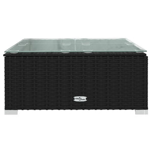 Set Divani da Giardino 9 pz con Cuscini in Polyrattan Nero cod mxl 39468