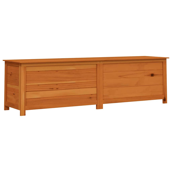 Scatola Esterni Cuscini Marrone 200x50x56 Legno Massello Abete 152177