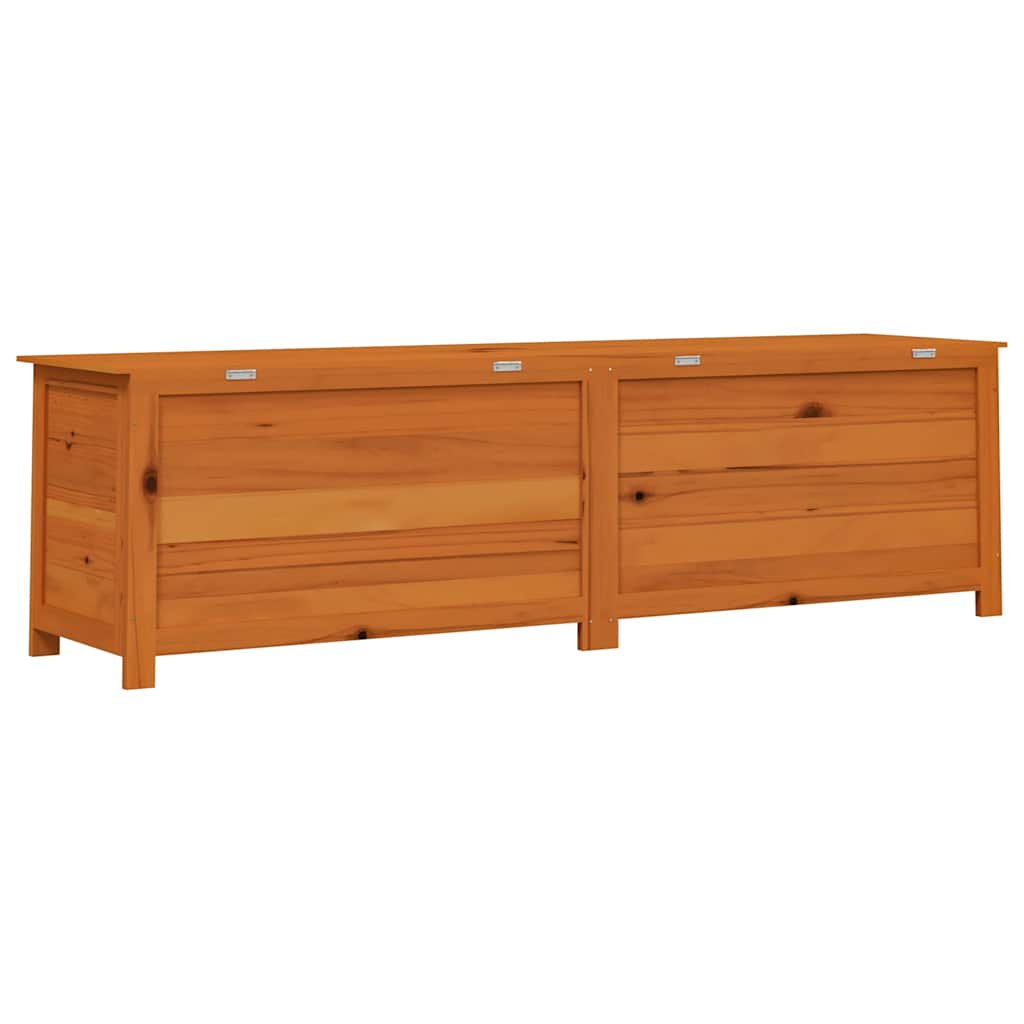 Scatola Esterni Cuscini Marrone 200x50x56 Legno Massello Abete 152177