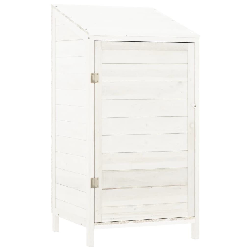 Casetta da giardino 55 x 52 x 112 cm in legno massello di abete bianco 02_0044049