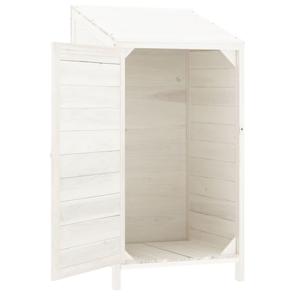 Casetta da giardino 55 x 52 x 112 cm in legno massello di abete bianco 02_0044049