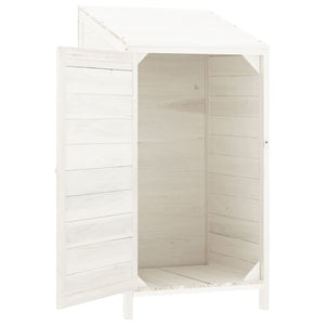 Casetta da giardino 55 x 52 x 112 cm in legno massello di abete bianco 02_0044049
