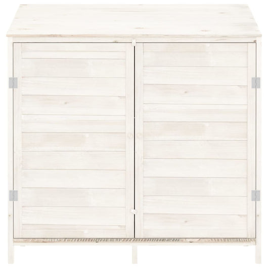 Casetta da giardino 102 x 52 x 112 cm in legno massello di abete bianco 02_0044041
