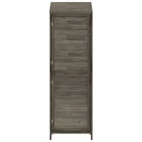 Casetta da giardino 55 x 52 x 1745 cm in legno massello di abete antracite 02_0044052