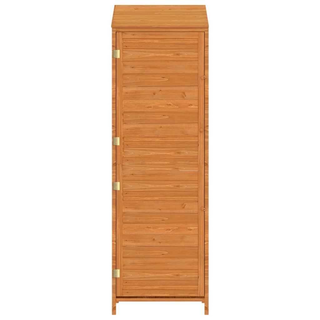 Casetta da giardino 55 x 52 x 1745 cm in legno massello di abete marrone 02_0044054