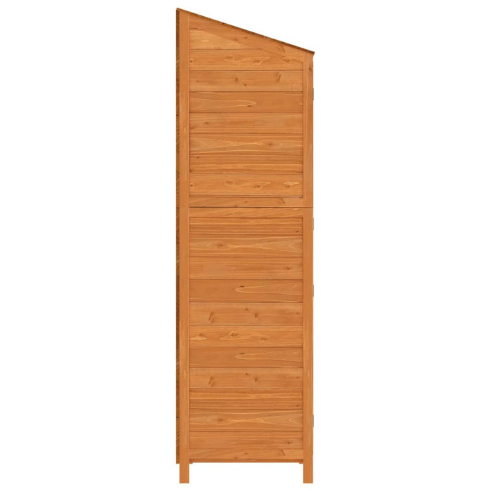 Casetta da giardino 55 x 52 x 1745 cm in legno massello di abete marrone 02_0044054