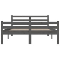 Giroletto Grigio in Legno Massello 140x200 cm 814821