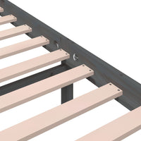 Giroletto Grigio in Legno Massello 140x200 cm 814821