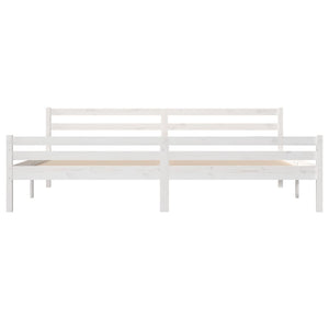 Giroletto Bianco in Legno Massello 180x200 cm Super King 814835