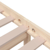 Giroletto-Struttura Letto in Legno Massello 90x190 cm Single 394019