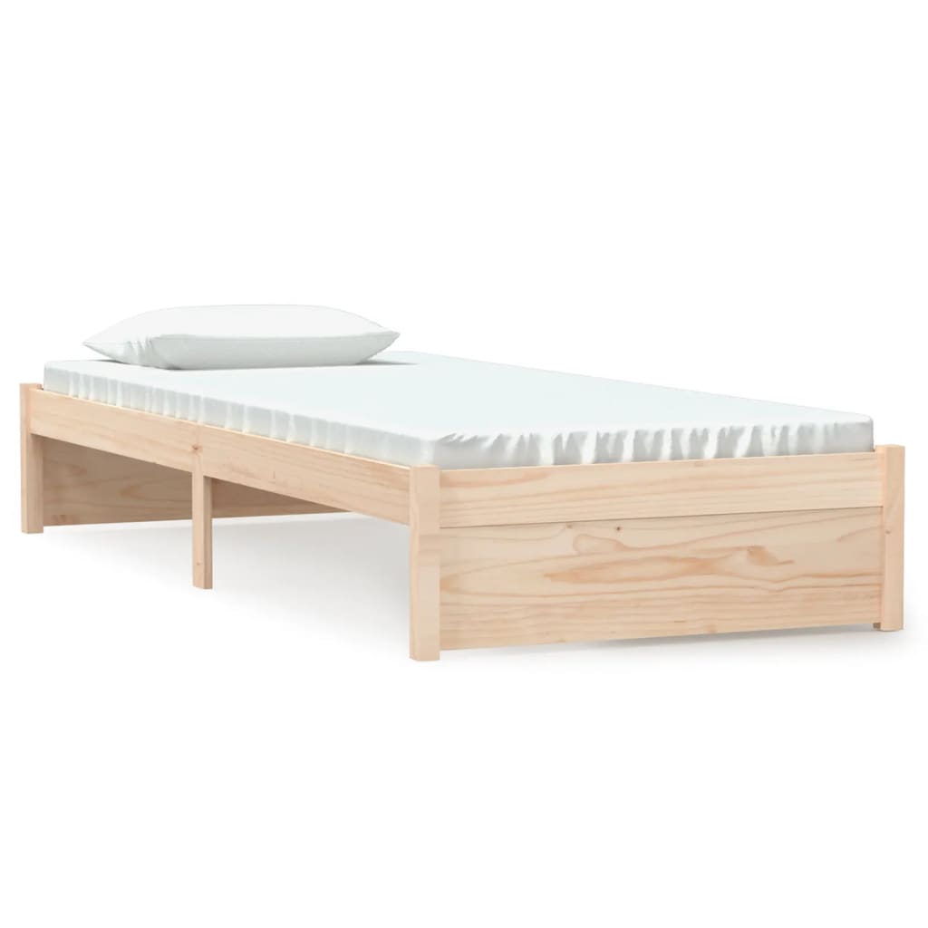 Giroletto-Struttura Letto in Legno Massello 75x190 cm Small Single 782025