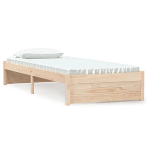 Giroletto-Struttura Letto in Legno Massello 75x190 cm Small Single 782025