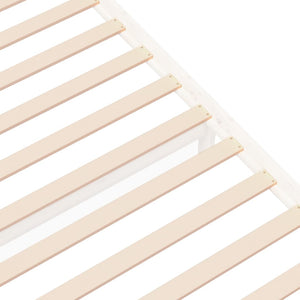 Giroletto-Struttura Letto Bianco in Legno Massello 75x190 cm Small Single 279967