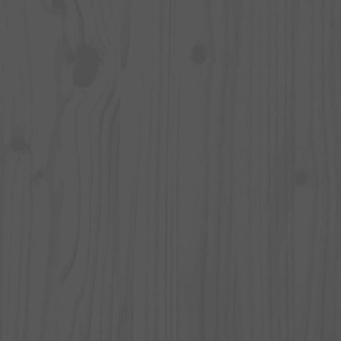 Giroletto Grigio in Legno Massello 90x190 cm Single 814916