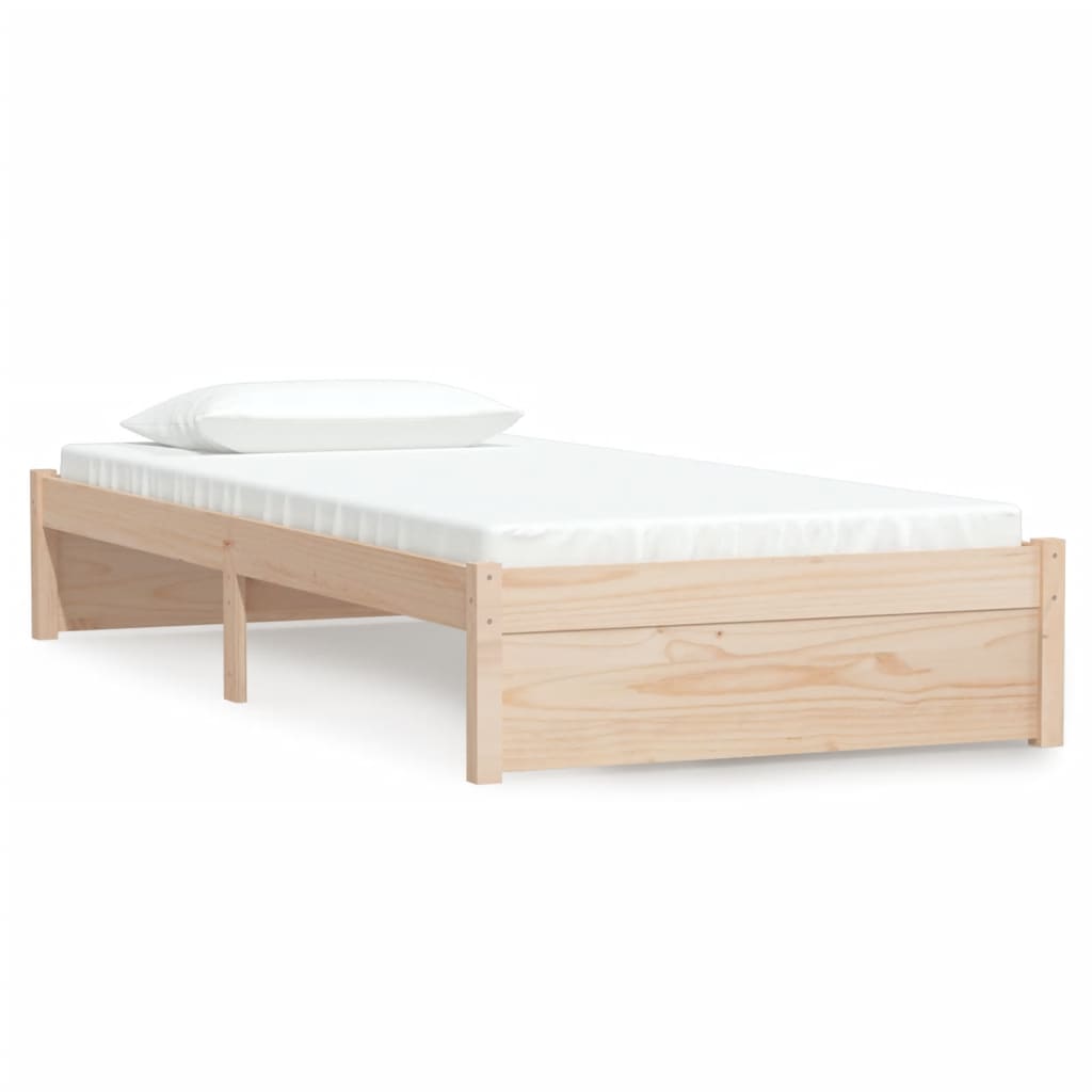 Giroletto-Struttura Letto in Legno Massello 90x200 cm 156585