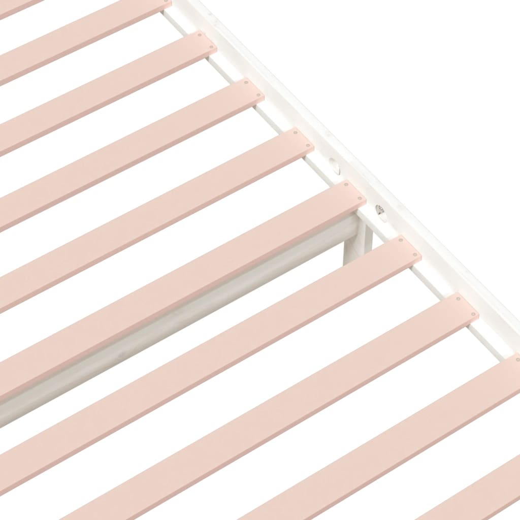 Giroletto Bianco in Legno Massello 90x200 cm 814935