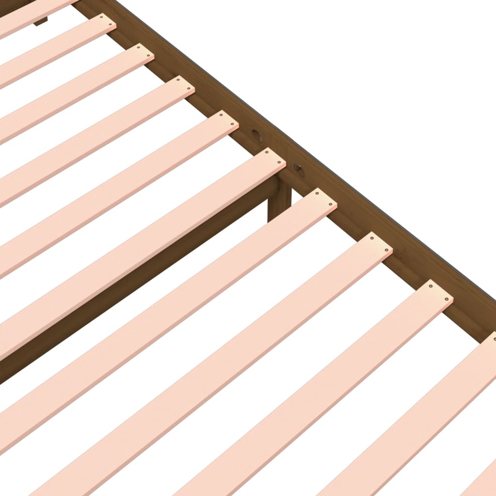 Giroletto senza Materaso Ambra in Legno Massello 200x200 cm