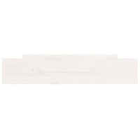 Cassettoni da Letto 2 pz Bianchi in Legno Massello di Pino 814985