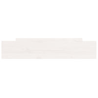 Cassettoni da Letto 2 pz Bianchi in Legno Massello di Pino 814990