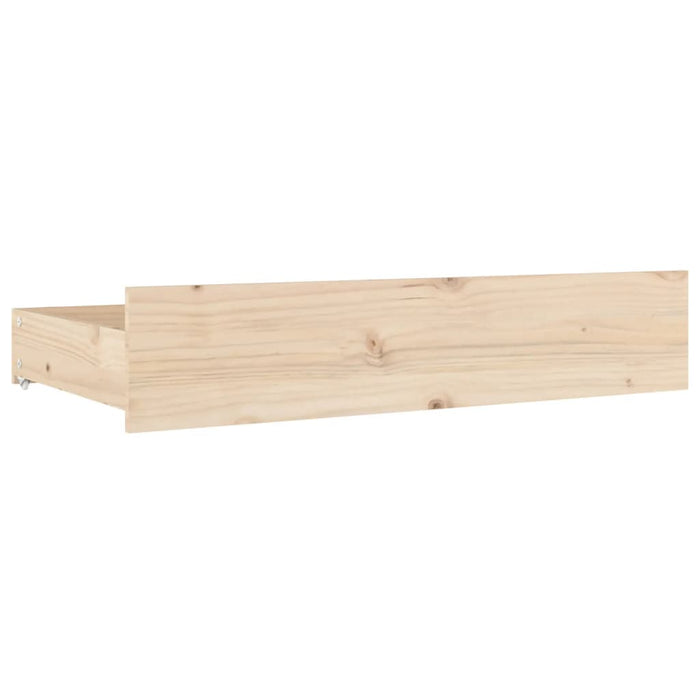Cassettoni da Letto 4 pz in Legno Massello di Pino 814999
