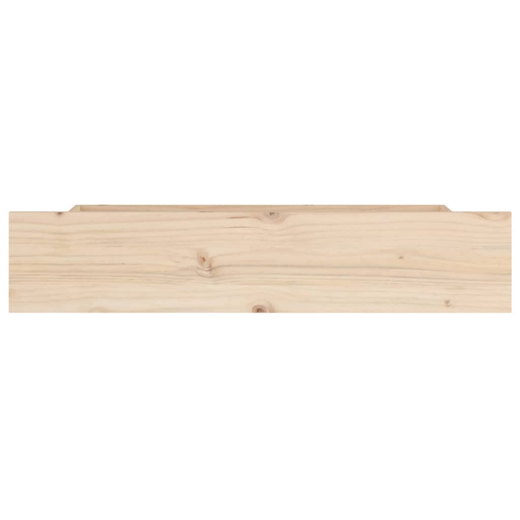 Cassettoni da Letto 4 pz in Legno Massello di Pino 814999
