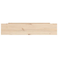 Cassettoni da Letto 4 pz in Legno Massello di Pino 814999