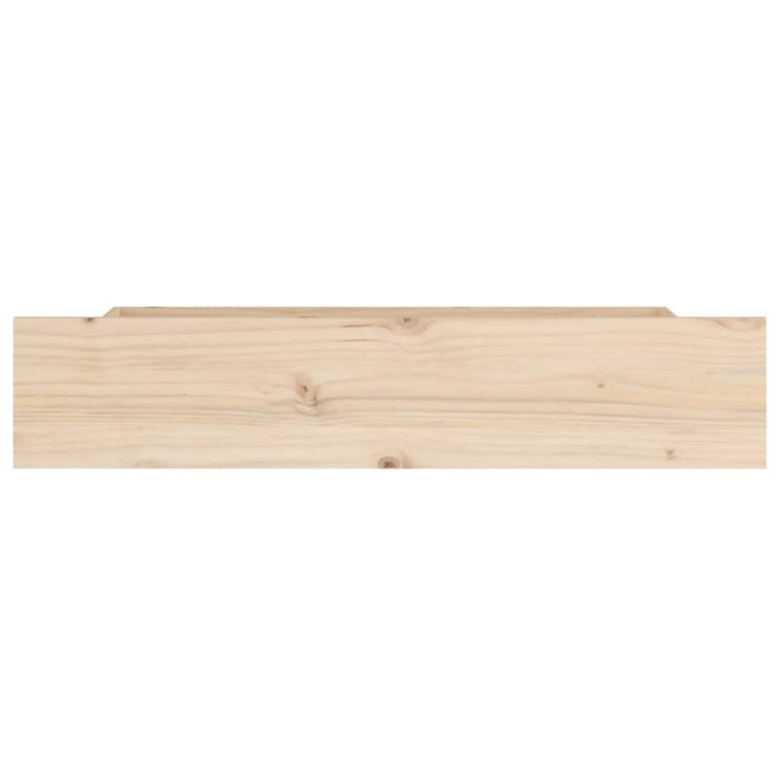 Cassettoni da Letto 4 pz in Legno Massello di Pino 814999