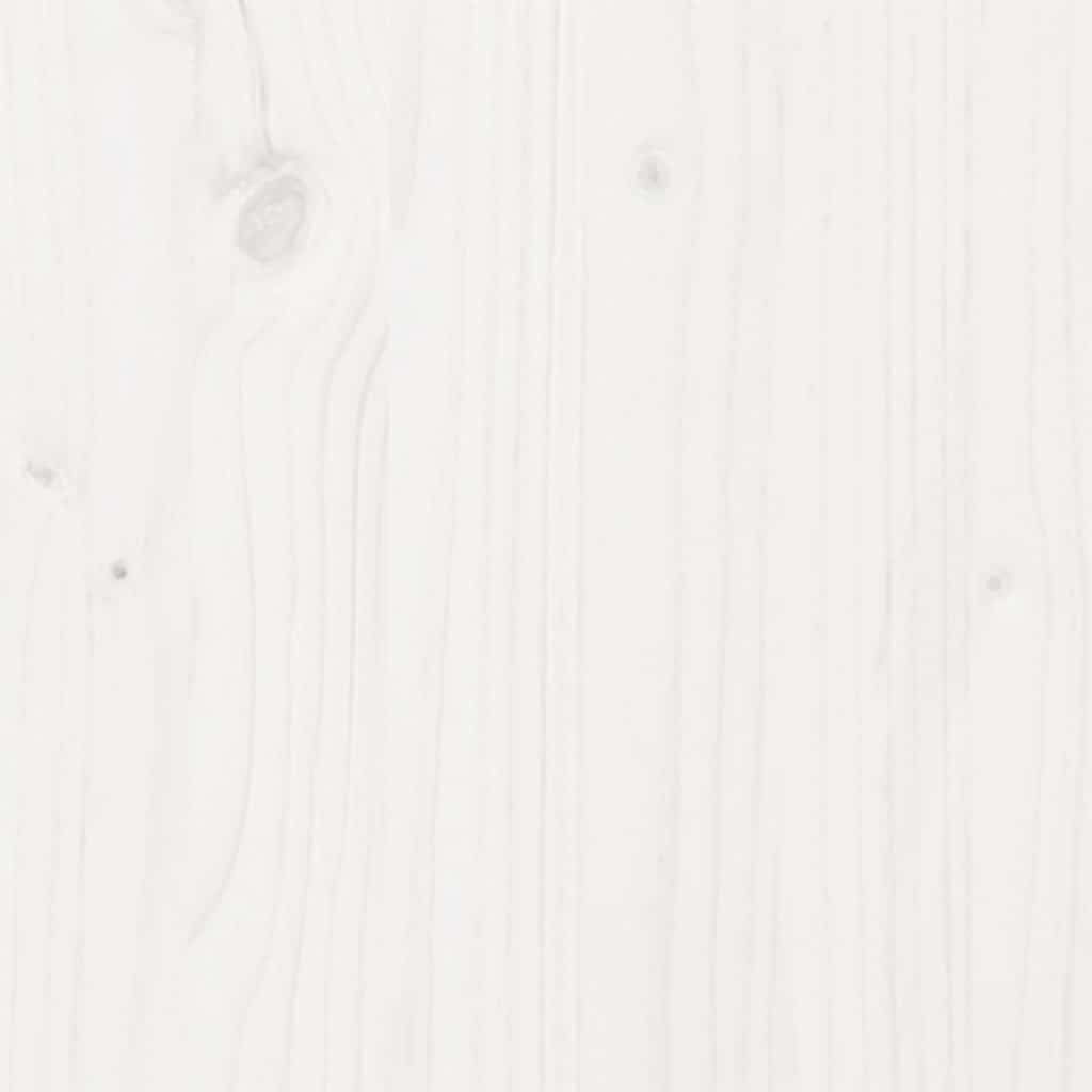 Giroletto Bianco in Legno Massello 75x190 cm Small Single 815005