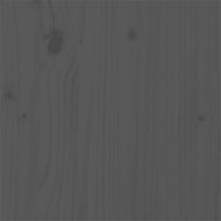 Giroletto-Struttura Letto in Legno Massello Grigio 75x190 cm Small Single 126184