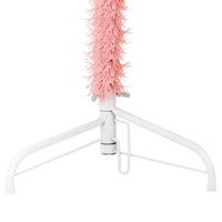 Albero Natale Artificiale Sottile a MetÃ  e Supporto Rosa 120 cm cod mxl 13658