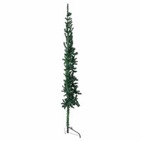 Albero Natale Artificiale Sottile a Metà Supporto Verde 150 cm 344600