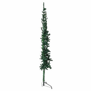 Albero Natale Artificiale Sottile a MetÃ  Supporto Verde 180 cm