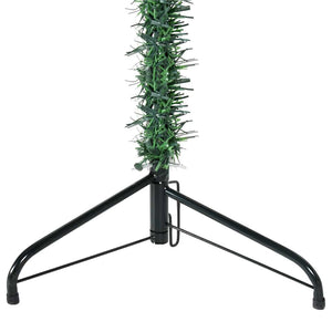 Albero Natale Artificiale Sottile a MetÃ  Supporto Verde 240 cm cod mxl 15722