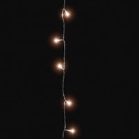 Stringa LED con 300 Luci LED Bianco Caldo 30 m PVC cod mxl 40104