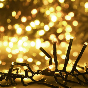 Gruppo Stringa LED con 1000 Luci LED Bianco Caldo 11 m PVC