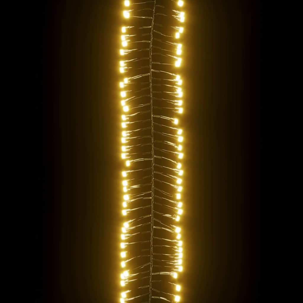 Gruppo Stringa LED con 1000 Luci LED Bianco Caldo 11 m PVC 343239