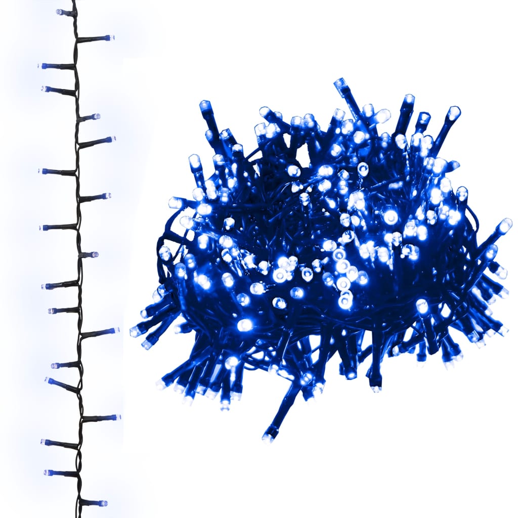 Stringa LED Compatta con 3000 Luci LED Blu 65 m PVC 343271