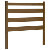 Testiera per Letto ambra 96x4x100 cm in Legno Massello di Pino 818403