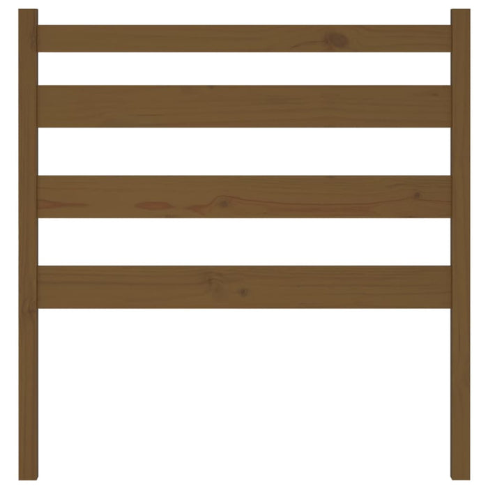 Testiera per Letto ambra 96x4x100 cm in Legno Massello di Pino 818403