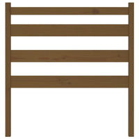 Testiera per Letto ambra 106x4x100 cm in Legno Massello di Pino 818408